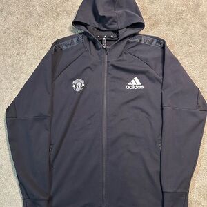 Adidas Manchester United Full Zip Training Track Jacket Size XXL 2XL Soccer